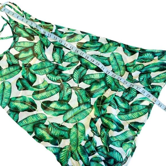 🍋 Miken • NWT Printed Ruffle Hem Cover-Up Dress Size Small - Picture 11 of 11